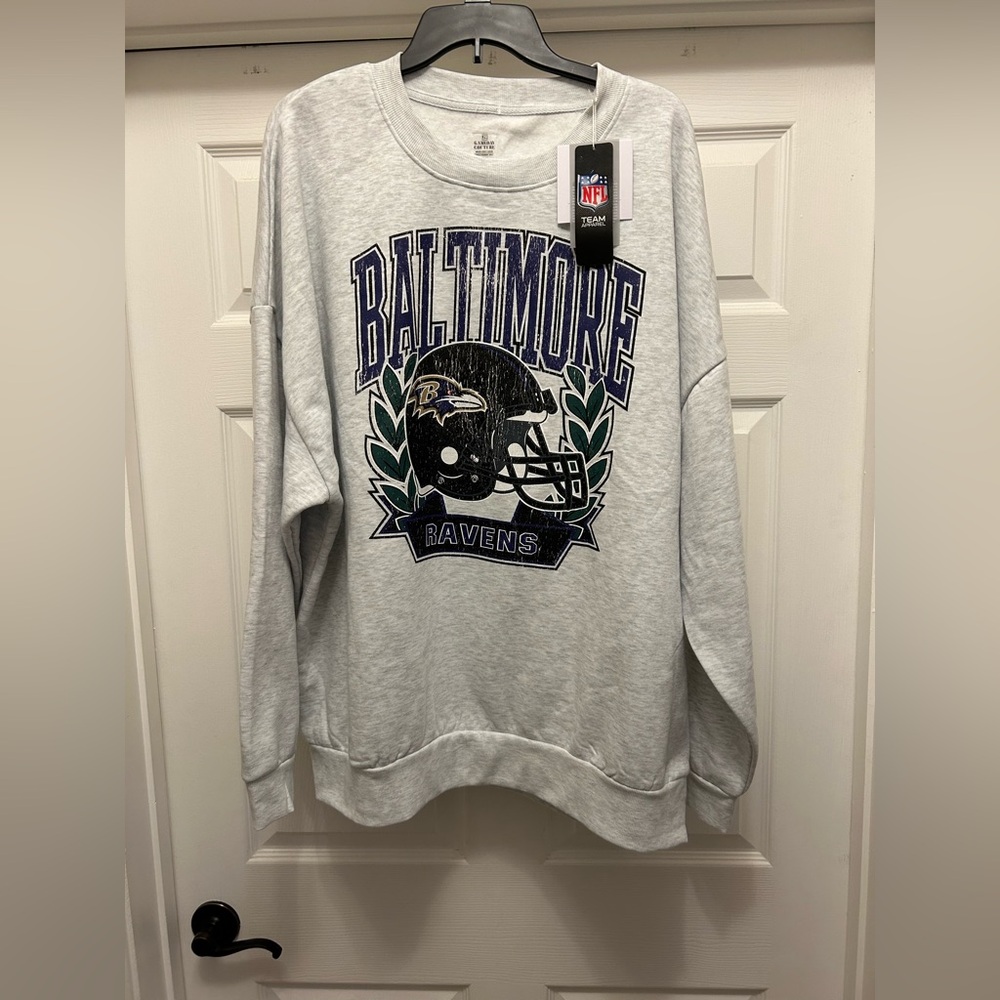 NWT Gameday Couture NFL Baltimore Ravens Sweatshirt